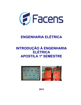 Apostila de Introdu&ccedil;&atilde;o &agrave; Engenharia El&eacute;trica