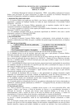 PREFEITURA MUNICIPAL DE CACHOEIRO DE ITAPEMIRIM