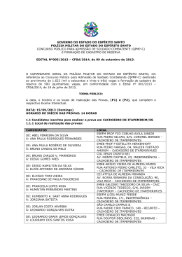 GOVERNO DO ESTADO DO ESP&Iacute;RITO SANTO POL&Iacute;CIA