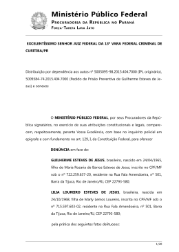 den&uacute;ncia - Lava Jato