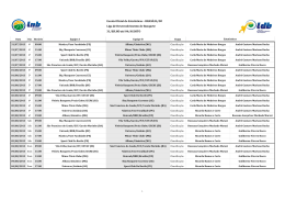 Escala Estat&iacute;sticos - Bras&iacute;lia/DF (Per&iacute;odo 31/JUL-4/AGO) pdf