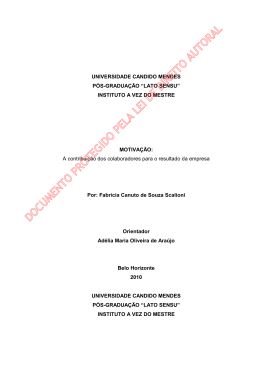 documento protegido pela lei de direito autoral