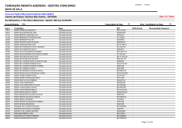 Lista com Local de Prova por Candidato (Escola