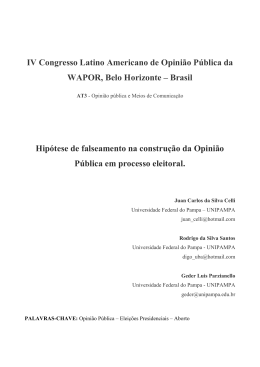 Juan Carlos da Silva Celli - IV Congresso Latino Americano de