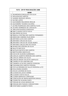29&ordf; Vara Procura&ccedil;&otilde;es