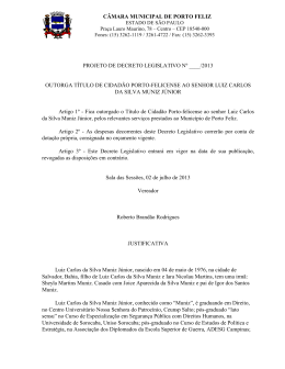 decreto legislativo - C&acirc;mara Municipal de Porto Feliz