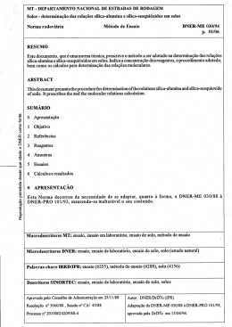 DNER-ME 030/94 V p. 01/06