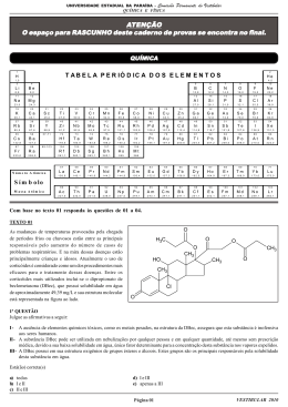 Qu&iacute;mica e F&iacute;sica