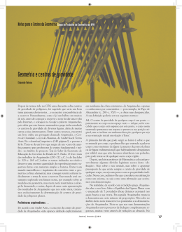 Geometria e centros de gravidade - Associa&ccedil;&atilde;o de Professores de