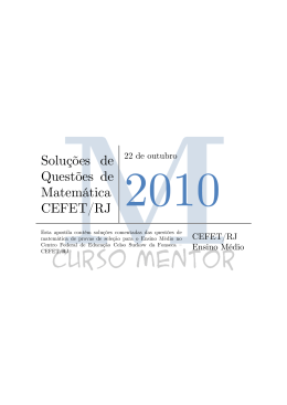 CEFET v5.4 - Curso Mentor