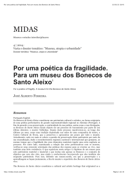 jaf-2014-Por uma po&eacute;tica da fragilidade. Para um museu dos