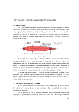 CAPITULO 05 - EIXOS E ARVORES DE TRANSMISS&Atilde;O