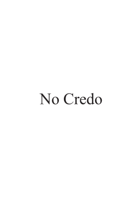 NO CREDO_2013