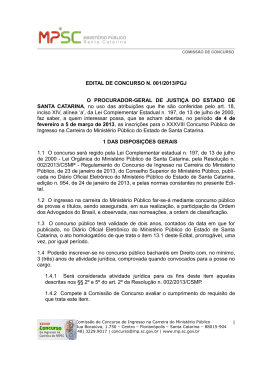 EDITAL DE CONCURSO N