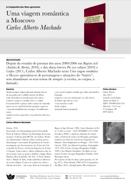 Uma viagem romântica a Moscovo Carlos Alberto Machado