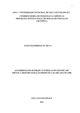 As empresas do setor de autope&ccedil;as do Grande ABC frente