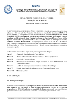 Editais: PREGAO30-2014CJMOTOBOMBAEAT023EAT004
