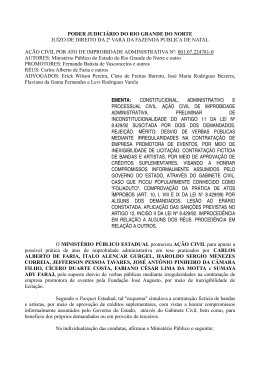poder judici&aacute;rio do rio grande do norte ju&iacute;zo de direito da 2&ordf; vara da