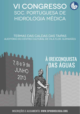 VI Congresso da Sociedade Portuguesa de Hidrologia Médica