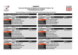 escala de arbitragem rodada 2
