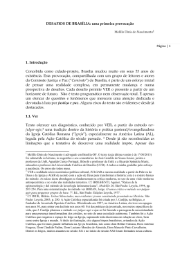 DESAFIOS DE BRAS&Iacute;LIA: uma primeira provoca&ccedil;&atilde;o 1. Introdu&ccedil;&atilde;o