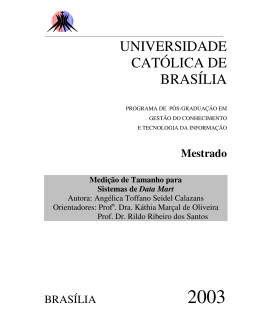 UNIVERSIDADE CATÓLICA DE BRASÍLIA