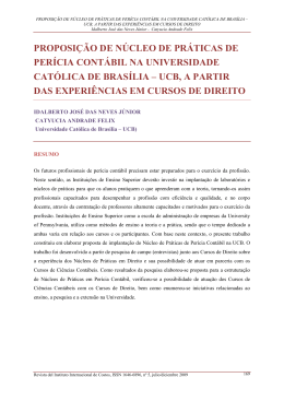 proposi&ccedil;&atilde;o de n&uacute;cleo de pr&aacute;ticas de per&iacute;cia cont&aacute;bil