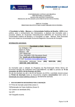 Edital - Rede La Salle