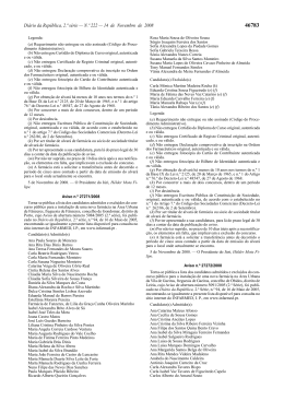 Di&aacute;rio da Rep&uacute;blica, 2.&ordf; s&eacute;rie &mdash; N.&ordm; 222 &mdash; 14 de Novembro de 2008