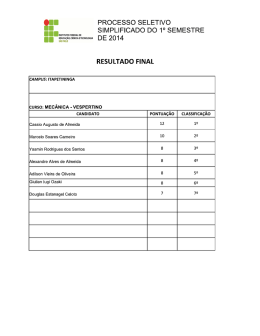 8:. PROCESSO SELETIVO