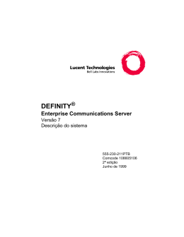 DEFINITY ® Enterprise Communications Server