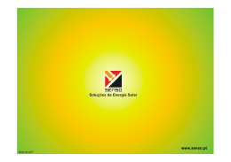 Soluções de Energia Solar www.senso.pt