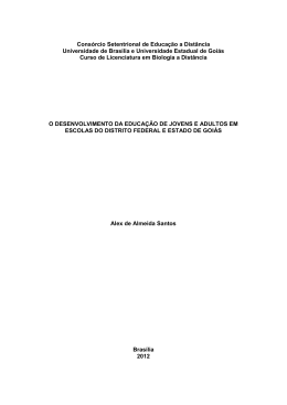 UnB / UEG - BDM - Universidade de Brasília