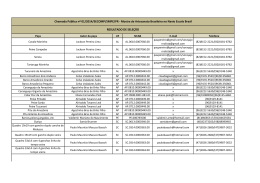 Resultado chamada p&uacute;blica n&deg;01/2014.