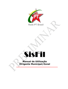 Manual do SISFIL