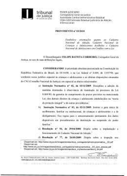 03/2010 - Tribunal de Justi&ccedil;a do Estado de Goi&aacute;s