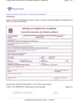 Cadastro Nacional PJ