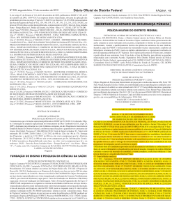 12/11/2012 - Edital n&ordm; 34 - Resultado definitivo prova objetiva