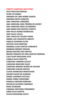 Confira a lista de aprovados