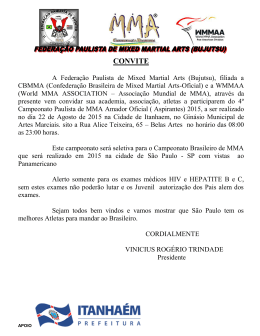 convite oficial 4º campeonato paulista 2015