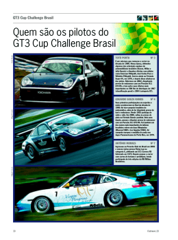 Quem são os pilotos do GT3 Cup Challenge Brasil