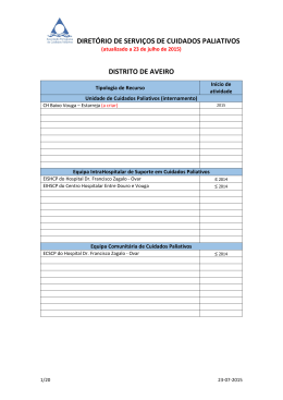 DIRET&Oacute;RIO DE SERVI&Ccedil;OS DE CUIDADOS PALIATIVOS