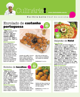 -Enrolado de castanha