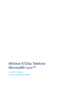 MiVoice 6725ip Telefone Microsoft® Lync™