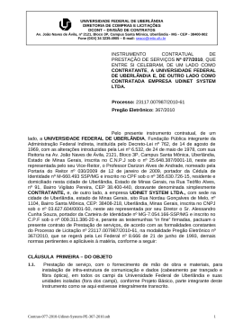 instrumento contratual de presta&ccedil;&atilde;o de servi&ccedil;os n&ordm; /2010, que entre