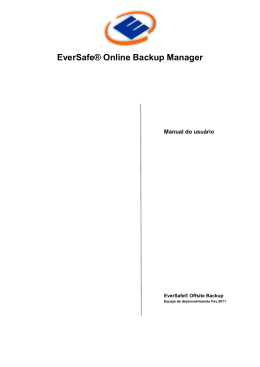 EverSafe® Online Backup Manager