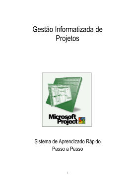 Gest&atilde;o Informatizada de Projetos