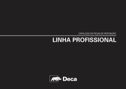 Catálogo Linha Profissional Deca