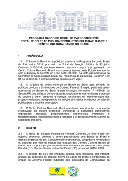 CENTRO CULTURAL BANCO DO BRASIL