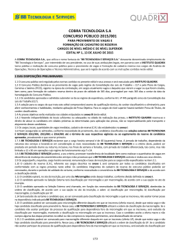 Edital - Instituto Quadrix